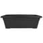 HC 28" Romana Deck Planter Black — thumbnail 2 of 2