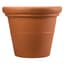HC 24" Terrazzo Round Planter w/ Heavy Rim Terracotta Akro Mils — thumbnail 2 of 2