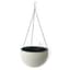 Algreen Modena Rattan Hanging Basket White — thumbnail 2 of 2