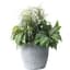 Algreen Acerra 16"x14" Mosaic Planter Concrete — thumbnail 2 of 2