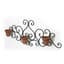 Algreen Victorian Scroll Wall Art w/ 3 Planters Terra Cotta — thumbnail 2 of 2