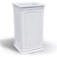 Algreen 27" Covington Pillar Self Water Planter White — thumbnail 2 of 2