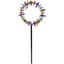 APM Art Glass Round Stake Recycled Rock Rainbow — thumbnail 2 of 2