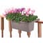 Apollo 20" Adjustable Railing Planter Grey — thumbnail 2 of 2