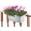 Apollo 20" Adjustable Railing Planter White — thumbnail 2 of 2