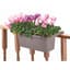 Apollo 24" Driftwood Adjustable Railing Planter — thumbnail 2 of 2