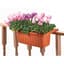 Apollo 24" Adjustable Railing Planter Terra Cotta — thumbnail 2 of 2