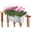 Apollo 24" Adjustable Railing Planter White — thumbnail 2 of 2