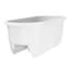 Apollo 24" Dual Deck Rail Planter White — thumbnail 2 of 2