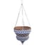 Austram 14" Queen Anne Parasol Hanging Planter White — thumbnail 2 of 2
