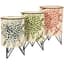 Braun Stamped Floral Planters — thumbnail 2 of 2