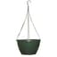 BLD 16.00 SL HANGING BASKET 16.00 X 9.75 18.9 L 5 GALLON WITH GREEN FLEX 26"HANGER GREEN 15/CS  20CS/PL — thumbnail 2 of 2