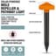 Brookstone Solar Powered Mole Repeller w/ LED Pathway Light — thumbnail 2 of 2
