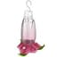 Classic 12oz Glass Floral Hummingbird Feeder Pink — thumbnail 2 of 2