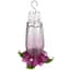 Classic 18oz Glass Floral Hummingbird Feeder Purple — thumbnail 2 of 2