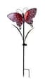 Moonrays Solar Metal/Glass Butterfly Red — thumbnail 2 of 2