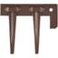 Colmet Edging End Piece Brown Texture — thumbnail 2 of 2