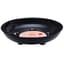 CWP 6" Black Carpet Saver Saucer — thumbnail 2 of 2