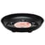 CWP 8" Black Carpet Saver Saucer — thumbnail 2 of 2