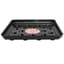 CWP 14" Square Black Carpet Saver Heavy Footed Saucer — thumbnail 2 of 2
