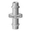 Netafim Barb x Barb Connector For 4/7mm Tubing White 25/BG — thumbnail 2 of 2