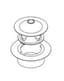 DECLOET 3" POLY ADAPTER c/w DIFFUSER — thumbnail 2 of 2