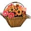 Deer Park Mini Square Basket W/ Coco Liner — thumbnail 2 of 2