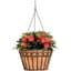 Deer Park 16" Hanging Daisy Ribbon Basket w/ Liner Black — thumbnail 2 of 2