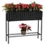 Deer Park 35" Solera Planter w/ Tin Liner Black — thumbnail 2 of 2