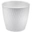 Deroma 9.9" Ariel Pot Premium Plastic White — thumbnail 2 of 2