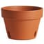 Deroma 8.3" Orchid Pot Terra Cotta Clay Case Pack — thumbnail 2 of 2
