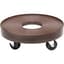 Devault 12" Plant Dolly with Hole Espresso — thumbnail 2 of 2