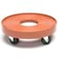 Devault 12" Plant Dolly with Hole Terra Cotta — thumbnail 2 of 2