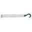 DLN E10L LONG 3 STRAND PLASTIC HANGER 300 GREEN 50/BG 9BG/CS — thumbnail 2 of 2