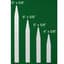 DPI 1000/4" Molded Plastic Labels White — thumbnail 2 of 2