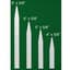 DPI 500/8" Molded Plastic Labels White — thumbnail 2 of 2