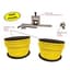 Dramm 5/8 inch Custom Hose Starter Kit Includes 2 Spools 5/8 In x 330Ft Color Storm Yellow Hose, 1 DP Frame Only, 1 DPJ625 5/8 Jaws, 12 Ea Male Fittings, 12 Ea Female Fittings — thumbnail 2 of 2