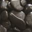 Exotic Pebbles 50# Polished Black Gravel 3/8" — thumbnail 2 of 2