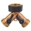 Melnor Brass 2-Way Hose Valve — thumbnail 2 of 2