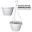 Grower Select 10.50 Combo Pot With Dish White 50/CS 40CS/PL — thumbnail 2 of 2