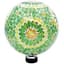 Gardener Select 10" Green Collage Glass Mosaic Garden Globe — thumbnail 2 of 2