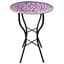 Gardener Select 14" Purple Haze Glass Birdbath w/Stand — thumbnail 2 of 2