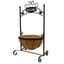 Gardener Select 26" Black Welcome Planter Stand with Basket 14"wx10"dx26"h 6/CS — thumbnail 2 of 2