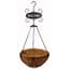 Gardener Select 12" Black Hanging Basket with Welcome Sign 12/CS — thumbnail 2 of 2