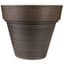 Gardener Select 12" Carved Finish Look Chocolate Planter — thumbnail 2 of 2