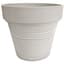 Gardener Select 12" Carved Finish Look White Planter — thumbnail 2 of 2
