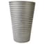 Gardener Select 12" Tall Round Planter Light Grey — thumbnail 2 of 2