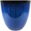 Gardener Select 12" Egg Planter Blue Flower Planter 6/CS — thumbnail 2 of 2