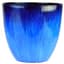 Gardener Select 15" Egg Planter Blue Flower Planter 4/CS — thumbnail 2 of 2
