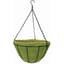 Gardener Select 14" Jute Hanging Basket Green with Coco Liner 6/CS — thumbnail 2 of 2